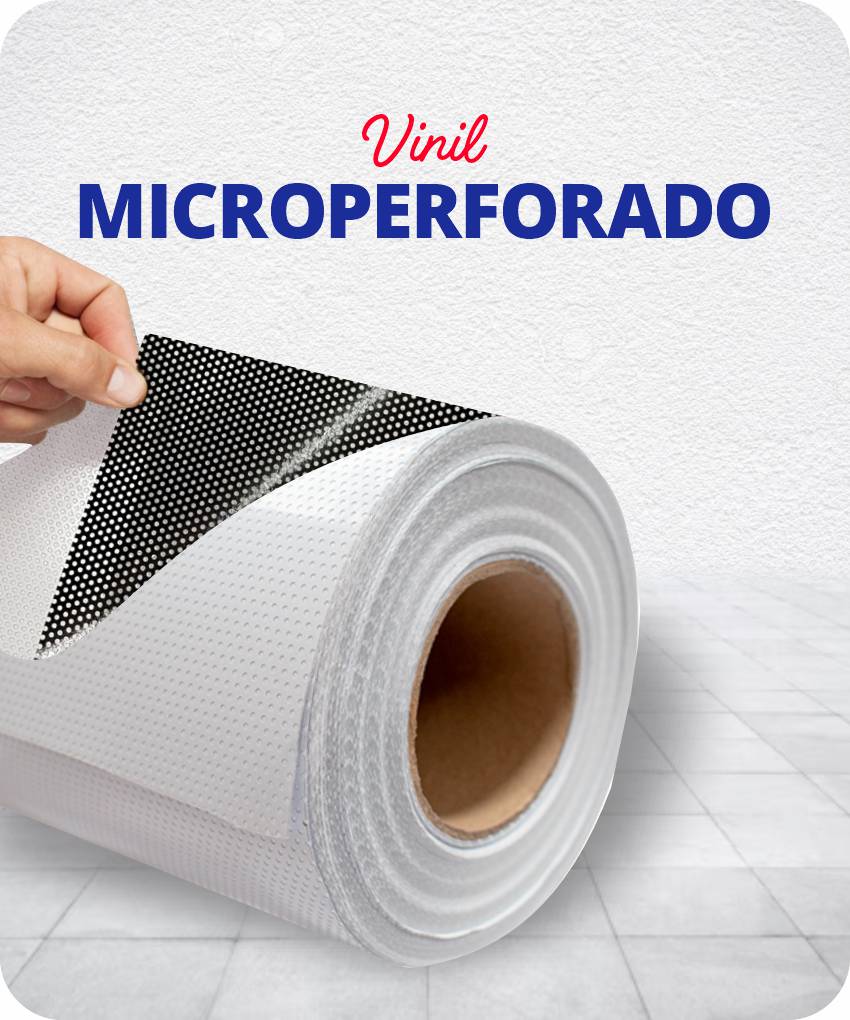 vinil microperforado